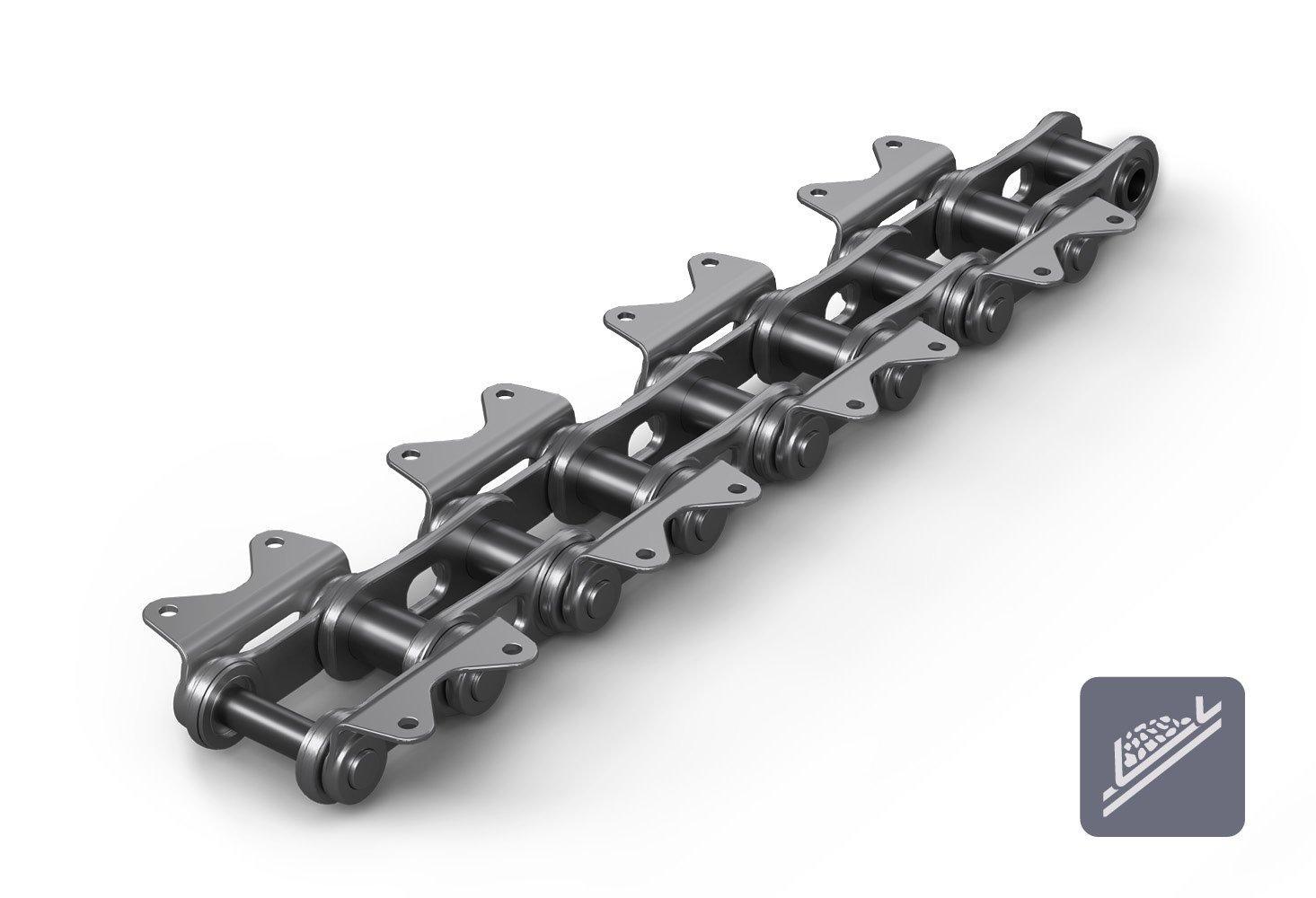 Cadena industrial forjada KettenWulf para elevadores de cangilones